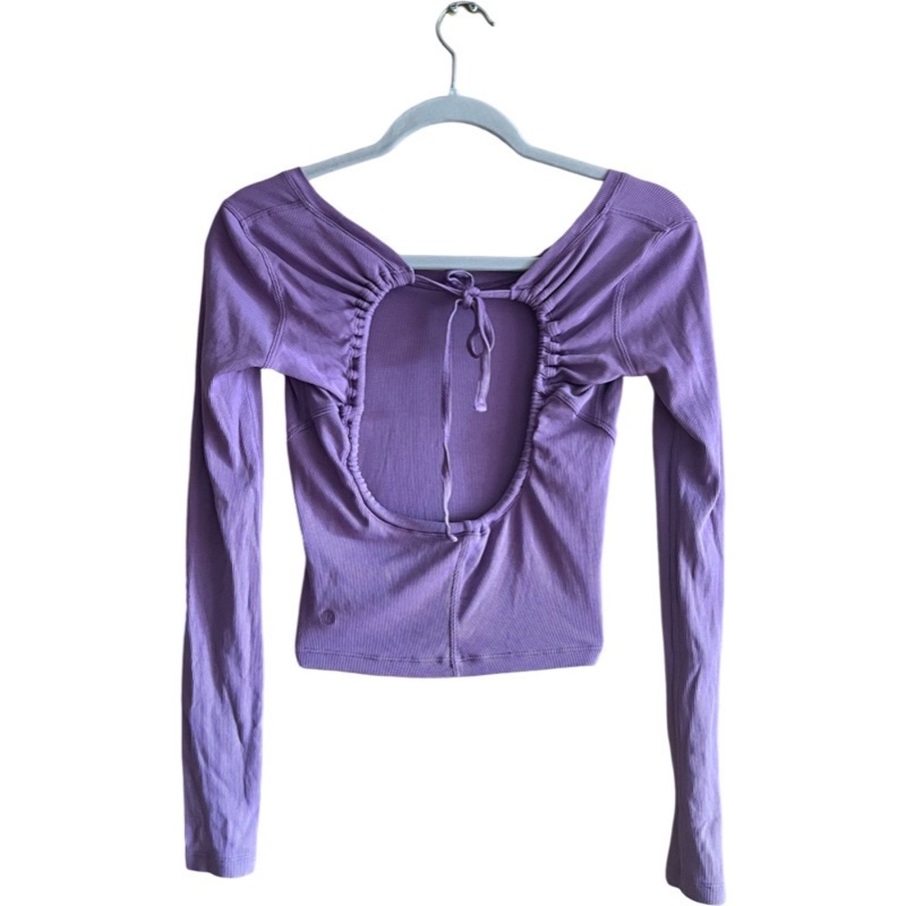 Lululemon Ripped, Open Back Long-Sleeve